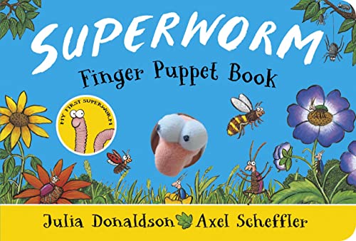 Superworm Finger Puppet Book – the wriggliest, squiggliest superhero